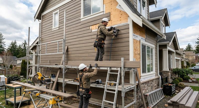 Composite Siding Installation in Robbins, NC