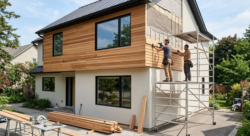 Faux Wood Siding Installation in Aberdeen, NC