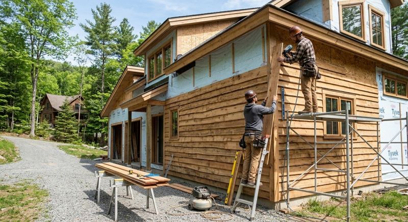 Faux Wood Siding Installation in Carthage, NC