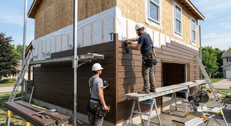 Faux Wood Siding Installation in Hoke County, NC