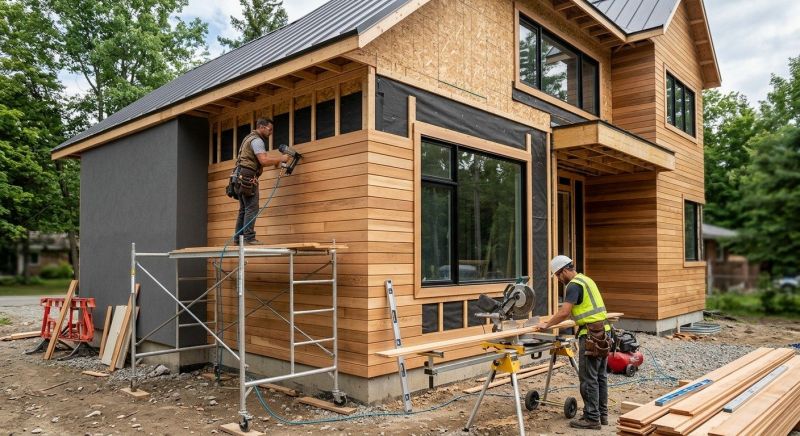 Faux Wood Siding Installation in Southern Pines, NC