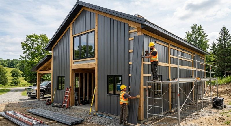 Pole Barn Siding Installation in Southern Pines, NC