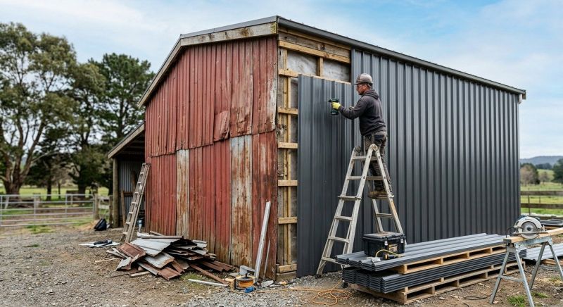 Sheet Metal Siding Replacement in Southern Pines, NC