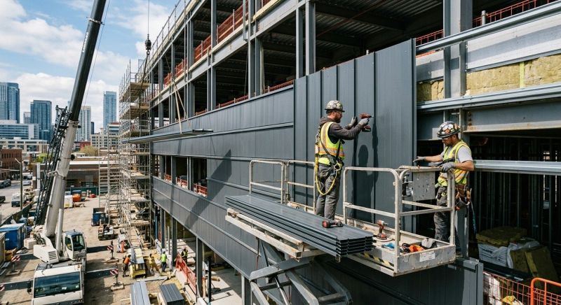 Steel Cladding Installation in Southern Pines, NC